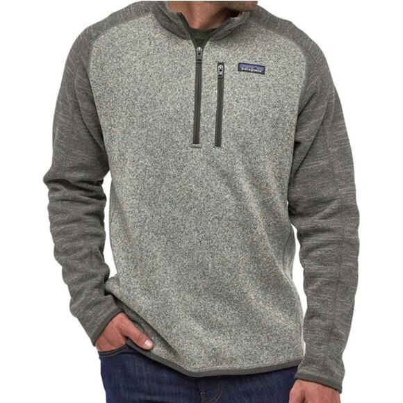 Patagonia Men's Better Sweater Gray 1/4 Zip Pullover Fleece Lined Size 3XL - Picture 1 of 10